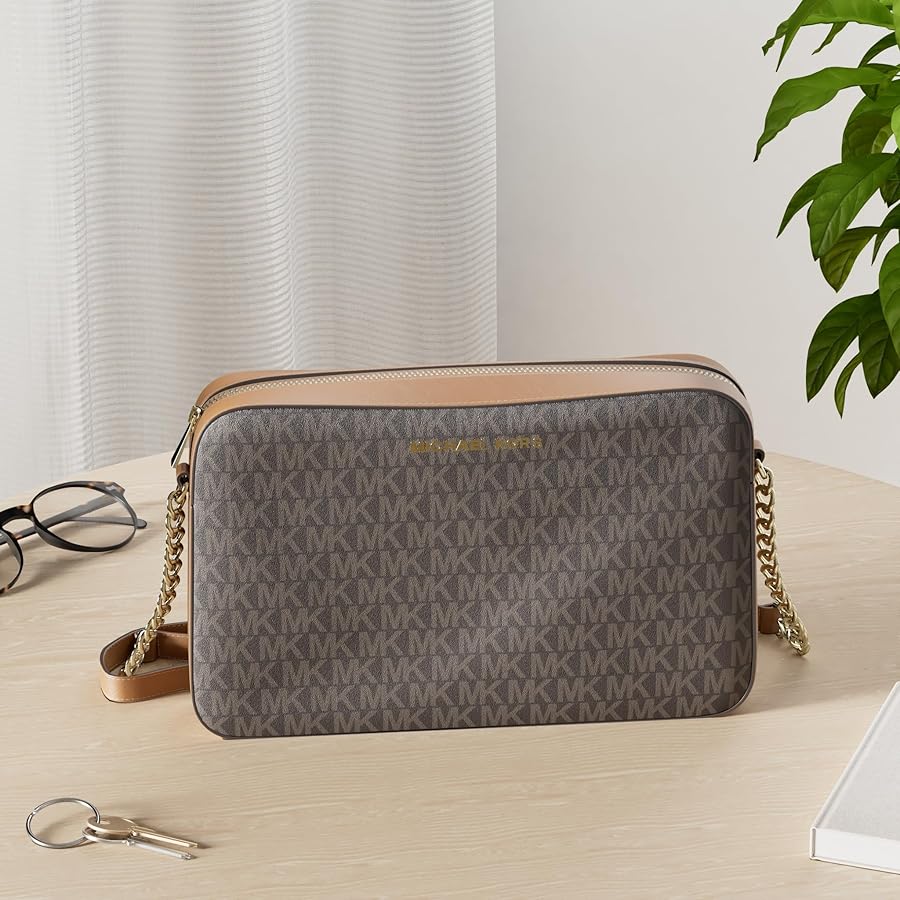✨極美品✨マイケルコース　ジェットセット　ショルダーバッグ ボディバッグ　茶 Amazon | マイケルコース ショルダーバッグ レディース MICHAEL